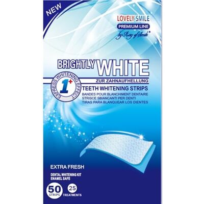 RAY OF SMILE 50 Bandes Blanchiment Dentaire Offre XXL Qualité Professionnelle Sourire Plus Blanc Dès la 1ʳᵉ Utilisation Blanchiment Rapide & Efficace Technologie No-Slip, Sans Peroxyde - Publicité RAY OF SMILE 50 Bandes Blanchiment Dentaire Offre XXL Qualité Professionnelle Sourire Plus Blanc Dès la 1ʳᵉ Utilisation Blanchiment Rapide & Efficace Technologie No-Slip, Sans Peroxyde - Publicité
