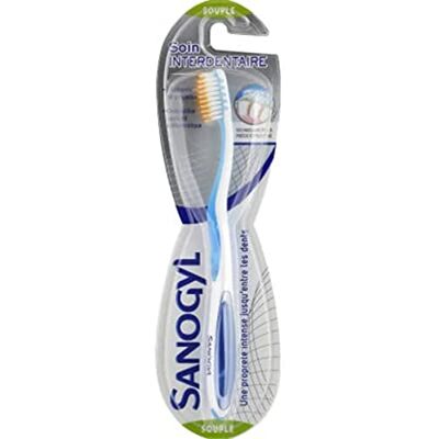 Sanogyl Brosse À Dents Souple, Soin Interdentaire - Publicité Sanogyl Brosse À Dents Souple, Soin Interdentaire - Publicité