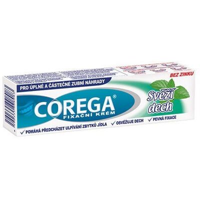 Corega Fresh Extra Strong Crème de fixation - Prothèses - Publicité Corega Fresh Extra Strong Crème de fixation - Prothèses - Publicité