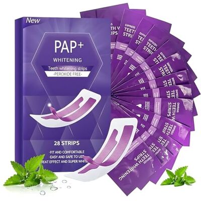 Carehabi Bande Blanchiment Dentaire, 14 Paires Bandes Blanchissantes Dents - Publicité Carehabi Bande Blanchiment Dentaire, 14 Paires Bandes Blanchissantes Dents - Publicité