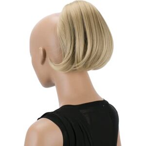 CAISHA Postiche Chignon Tressé Avec Pince Papillon Coiffure De Mariage Cravate Hepburn Blond Sablonneux H408 - Publicité CAISHA Postiche Chignon Tressé Avec Pince Papillon Coiffure De Mariage Cravate Hepburn Blond Sablonneux H408 - Publicité