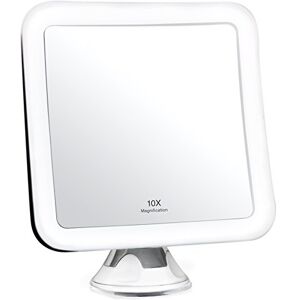 Fancii Miroir de maquillage lumineux grossissant 10x – Miroir de voyage LED – Compact, sans fil, ventouse verrouillable, 163 mm de large, rotation à 360 °, portable éclairé pour salle de bain (Mira) - Publicité Fancii Miroir de maquillage lumineux grossissant 10x – Miroir de voyage LED – Compact, sans fil, ventouse verrouillable, 163 mm de large, rotation à 360 °, portable éclairé pour salle de bain (Mira) - Publicité