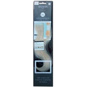 Balmain Lot de 2 extensions de cheveux humains à clipser Nuance 10 A Longueur 25 cm - Publicité