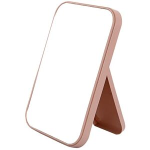 WHAPELQ QRJ Miroir de maquillage pliable, miroir de rasage, miroir de table compact, sur pied, miroir de voyage ou de salle de bain pour voyage, camping, chambre à coucher (rose-1) - Publicité WHAPELQ QRJ Miroir de maquillage pliable, miroir de rasage, miroir de table compact, sur pied, miroir de voyage ou de salle de bain pour voyage, camping, chambre à coucher (rose-1) - Publicité