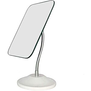 YEAKE Miroir de maquillage flexible en col de cygne Rotation à 360° Miroir de courtoisie de bureau portable avec support Miroir de maquillage carré pour douche, rasage - Publicité YEAKE Miroir de maquillage flexible en col de cygne Rotation à 360° Miroir de courtoisie de bureau portable avec support Miroir de maquillage carré pour douche, rasage - Publicité