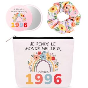 Bingtoo Cadeau Fille 30 Ans, 30 Ans Anniversaire Fille Trousse Maquillage & Miroir De Poche & Chouchou Cheveux, Idée Personnalisé Cadeau Anniversaire - Publicité Bingtoo Cadeau Fille 30 Ans, 30 Ans Anniversaire Fille Trousse Maquillage & Miroir De Poche & Chouchou Cheveux, Idée Personnalisé Cadeau Anniversaire - Publicité