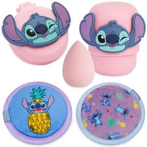Ensemble d'accessoires de beauté Disney Stitch - Éponges et disques démaquillants réutilisables + Brosse de voyage - Publicité Ensemble d'accessoires de beauté Disney Stitch - Éponges et disques démaquillants réutilisables + Brosse de voyage - Publicité