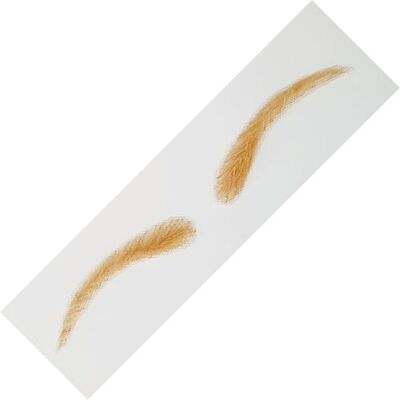 XXL Lashes Sourcils artificiels semi-permanents, 100% poils naturels, à coller faits main (blond) - Publicité XXL Lashes Sourcils artificiels semi-permanents, 100% poils naturels, à coller faits main (blond) - Publicité