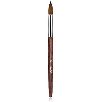 KADS Pinceau pour ongles et manucures en poil de martre, 100% acrylique, en bois rouge, outil de nail art, -12,14,16,18, 20 #, Red, 14# - Publicité KADS Pinceau pour ongles et manucures en poil de martre, 100% acrylique, en bois rouge, outil de nail art, -12,14,16,18, 20 #, Red, 14# - Publicité