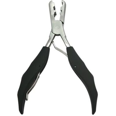 ROEUIPG Pincettes for Extensions de cheveux, outils, deux tailles, forme d'ongle, colle à kératine, pince et dissolvant(U shape plier) - Publicité ROEUIPG Pincettes for Extensions de cheveux, outils, deux tailles, forme d'ongle, colle à kératine, pince et dissolvant(U shape plier) - Publicité