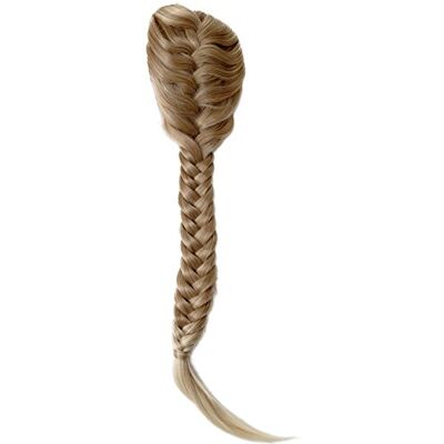 WIG ME UP NC006-15BT613 Extension natte tressée queue de cheval très longue pince peigne élastique mélange blond - Publicité WIG ME UP NC006-15BT613 Extension natte tressée queue de cheval très longue pince peigne élastique mélange blond - Publicité