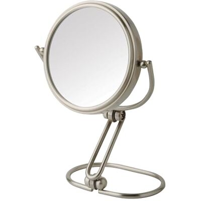 Jerdon MC315N Miroir de Voyage Pliable 7,6 cm avec grossissement x 15, Finition Nickel - Publicité Jerdon MC315N Miroir de Voyage Pliable 7,6 cm avec grossissement x 15, Finition Nickel - Publicité