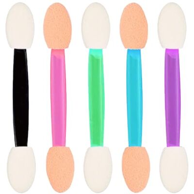 TRKETK 100 Pièces Applicateur de Fard à Paupières, Pinceau Paupières Jetable Pinceau de Fard à Paupières Double Face Éponge Ombre à Paupières Pinceau Applicateur Fard à Paupières - Publicité TRKETK 100 Pièces Applicateur de Fard à Paupières, Pinceau Paupières Jetable Pinceau de Fard à Paupières Double Face Éponge Ombre à Paupières Pinceau Applicateur Fard à Paupières - Publicité