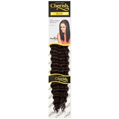 CHERISH /Deep Twist Bulk 55,9 cm / Tresses de cheveux au crochet/Couleur Couleur 4 - Publicité CHERISH /Deep Twist Bulk 55,9 cm / Tresses de cheveux au crochet/Couleur Couleur 4 - Publicité