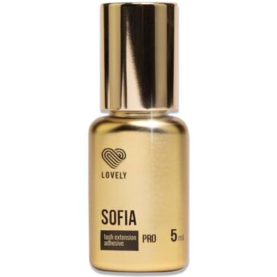 LOVELY Colle à cils Sofia 5 ml, noir – Temps de séchage 0,5 seconde, tenue jusqu'à 8 semaines, hypoallergénique, haute élasticité – Colle très rapide pour extensions de cils professionnelles - Publicité LOVELY Colle à cils Sofia 5 ml, noir – Temps de séchage 0,5 seconde, tenue jusqu'à 8 semaines, hypoallergénique, haute élasticité – Colle très rapide pour extensions de cils professionnelles - Publicité