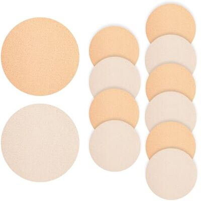 soitzhoc 14 éponges rondes éponge maquillage, eponge maquillage fond de teint, pour le maquillage des yeux et le fond de teint, éponge maquillage,éponge applicateur de maquillage(Rose + blanc) - Publicité soitzhoc 14 éponges rondes éponge maquillage, eponge maquillage fond de teint, pour le maquillage des yeux et le fond de teint, éponge maquillage,éponge applicateur de maquillage(Rose + blanc) - Publicité