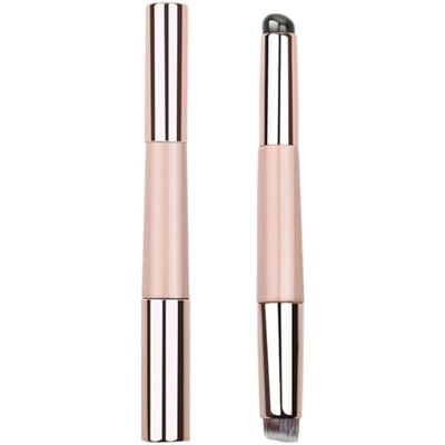 HUANGENG 2 en 1 Silicone Lip Brush Powder Brush Lipstick Applicator Concealer Brush Double End Makeup Brush For Woman - Publicité HUANGENG 2 en 1 Silicone Lip Brush Powder Brush Lipstick Applicator Concealer Brush Double End Makeup Brush For Woman - Publicité