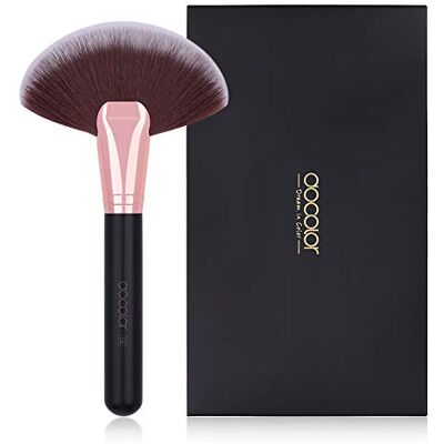 Docolor Pinceaux de maquillage éventail professionnels pour souligner le visage, cadeau de Noël - Publicité Docolor Pinceaux de maquillage éventail professionnels pour souligner le visage, cadeau de Noël - Publicité