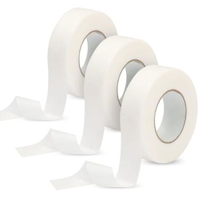 Beauty7 Lot de 3 rouleaux de pansements pour extensions de cils Extensions Eyelash Pansements adhésifs Extension Eyelash Ruban en papier blanc - Publicité Beauty7 Lot de 3 rouleaux de pansements pour extensions de cils Extensions Eyelash Pansements adhésifs Extension Eyelash Ruban en papier blanc - Publicité