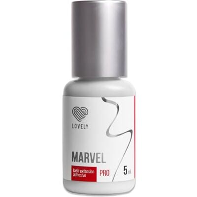 LOVELY colle pour cils MARVEL (5ml, couleur : NOIR) colle rapide, temps de séchage : 1 seconde, 8 semaines d'adhérence, faible dégagement de vapeur, pour des extensions de cils professionnelles - Publicité LOVELY colle pour cils MARVEL (5ml, couleur : NOIR) colle rapide, temps de séchage : 1 seconde, 8 semaines d'adhérence, faible dégagement de vapeur, pour des extensions de cils professionnelles - Publicité