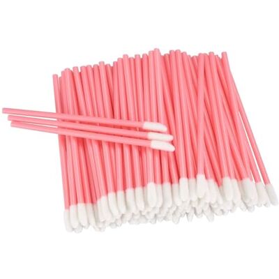 VIVIIHOO 100 pièces de Pinceau à lèvres jetable, Pinceau de Maquillage pour Rouge à lèvres, kit d'outils de beauté Stylo Pinceau à Sourcils (rose) - Publicité VIVIIHOO 100 pièces de Pinceau à lèvres jetable, Pinceau de Maquillage pour Rouge à lèvres, kit d'outils de beauté Stylo Pinceau à Sourcils (rose) - Publicité