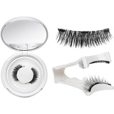YUNYU Cils magnétiques avec applicateur – Faux cils réutilisables sans colle, aspect naturel pour débutants - Publicité YUNYU Cils magnétiques avec applicateur – Faux cils réutilisables sans colle, aspect naturel pour débutants - Publicité