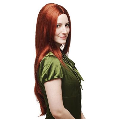 WIG ME UP Perruque, Roux Cuivré, Lisse, Raie 75Cm - Publicité WIG ME UP Perruque, Roux Cuivré, Lisse, Raie 75Cm - Publicité