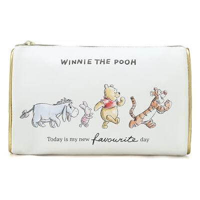 MAD Beauty Disney Trousse à maquillage Winnie l'ourson 21,6 cm Design nostalgique avec ourson, bourriquet, tigre et porcelet Durable Parfaite pour les soins de la peau Cadeau pour les fans - Publicité MAD Beauty Disney Trousse à maquillage Winnie l'ourson 21,6 cm Design nostalgique avec ourson, bourriquet, tigre et porcelet Durable Parfaite pour les soins de la peau Cadeau pour les fans - Publicité