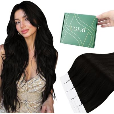 Ugeat Extension Adhesive Cheveux Humain Naturel Brun Foncé 20pcs Extension Cheveux Adhesif Naturel Brun Foncé 35 cm Remy Humain 14Pouces 40G #2 - Publicité Ugeat Extension Adhesive Cheveux Humain Naturel Brun Foncé 20pcs Extension Cheveux Adhesif Naturel Brun Foncé 35 cm Remy Humain 14Pouces 40G #2 - Publicité