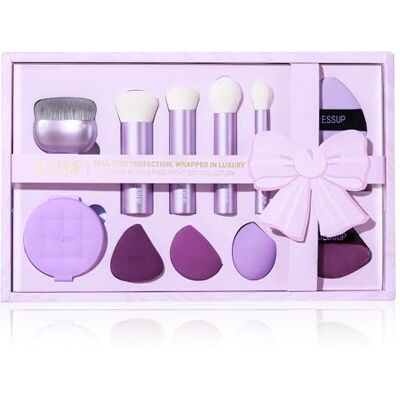 Jessup Set Pinceaux Maquillage 11pcs avec Pinceau Visage, Éponge Maquillage, Houppette et Nettoyeur, Pour Fond de Teint, Poudre, Contour, Bronzer, Blush, Enlumineur, Violet Luxe T885 - Publicité Jessup Set Pinceaux Maquillage 11pcs avec Pinceau Visage, Éponge Maquillage, Houppette et Nettoyeur, Pour Fond de Teint, Poudre, Contour, Bronzer, Blush, Enlumineur, Violet Luxe T885 - Publicité