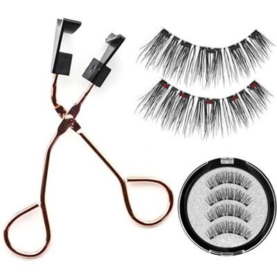 Tedious Cils magnétiques avec applicateur, 1 paire de faux cils et applicateur pour un look naturel, Cils magnétiques lége avec kit applicateur, cils magnétiques réutilisables de longue durée - Publicité Tedious Cils magnétiques avec applicateur, 1 paire de faux cils et applicateur pour un look naturel, Cils magnétiques lége avec kit applicateur, cils magnétiques réutilisables de longue durée - Publicité