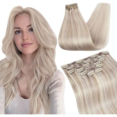 Ugeat - Remy Clip-in - 14in - Double Weft - Extensions de cheveux - Publicité Ugeat - Remy Clip-in - 14in - Double Weft - Extensions de cheveux - Publicité