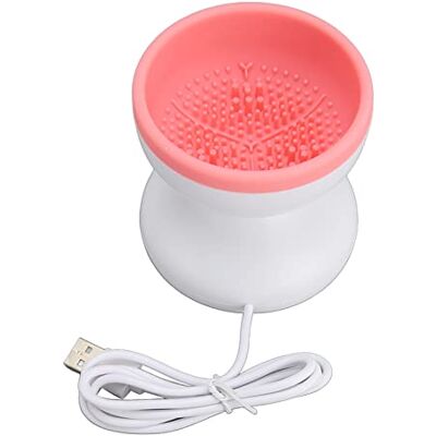 JTLB Machine à nettoyer les pinceaux de maquillage, Cadeaux de la Saint-Valentin pour lui, Nettoyeur de pinceaux cosmétiques à rotation automatique par USB, Outils de nettoyage rapide pour tous les - Publicité JTLB Machine à nettoyer les pinceaux de maquillage, Cadeaux de la Saint-Valentin pour lui, Nettoyeur de pinceaux cosmétiques à rotation automatique par USB, Outils de nettoyage rapide pour tous les - Publicité