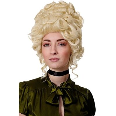 WIG ME UP Perruque qualité rococo baroque noble blond clair blond platine choucroute Marie Antoinette GFW1675-613 - Publicité WIG ME UP Perruque qualité rococo baroque noble blond clair blond platine choucroute Marie Antoinette GFW1675-613 - Publicité