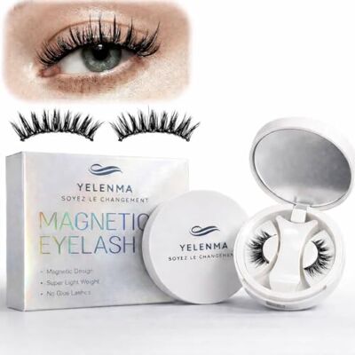 YELENMA SOYEZ LE CHANGEMENT Faux Cils Magnétiques avec Applicateur (Faux cils épais) - Publicité YELENMA SOYEZ LE CHANGEMENT Faux Cils Magnétiques avec Applicateur (Faux cils épais) - Publicité