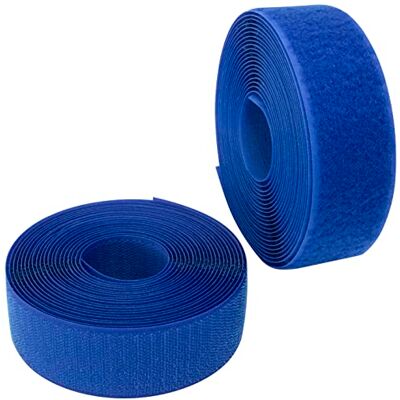 AERZETIX C65980 Bande/rouleau de scratch 40 mm 5 mètre auto-agrippant organisateur/serre câbles ruban sac vêtement attache sangle couleur: bleu royal en polyamide et polyester - Publicité AERZETIX C65980 Bande/rouleau de scratch 40 mm 5 mètre auto-agrippant organisateur/serre câbles ruban sac vêtement attache sangle couleur: bleu royal en polyamide et polyester - Publicité