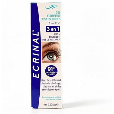 ecrinal Gel cils fortifiant à l'ANP 2+ 9 ml - Publicité ecrinal Gel cils fortifiant à l'ANP 2+ 9 ml - Publicité