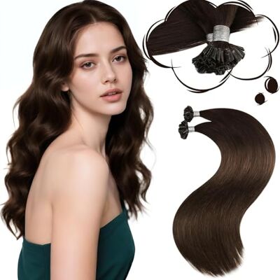 Moresoo Extension Cheveux Naturel Remy Humain Kératine Marron 45 cm 50g #4 - Publicité Moresoo Extension Cheveux Naturel Remy Humain Kératine Marron 45 cm 50g #4 - Publicité