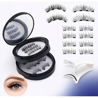 YELENMA SOYEZ LE CHANGEMENT Faux-Cils Magnétiques avec Applicateur, Multiple Looks, Kit de Cils Magnétiques Réutilisables - Publicité YELENMA SOYEZ LE CHANGEMENT Faux-Cils Magnétiques avec Applicateur, Multiple Looks, Kit de Cils Magnétiques Réutilisables - Publicité