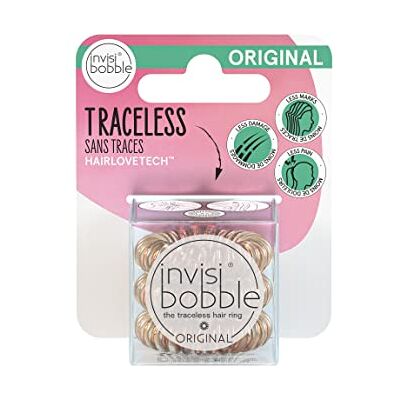 invisibobble Original élastique cheveux Bronze Me Pretty x3 I Elastique en spirale pour femme et homme I Elastiques cheveux sans traces I Tenue forte - Publicité invisibobble Original élastique cheveux Bronze Me Pretty x3 I Elastique en spirale pour femme et homme I Elastiques cheveux sans traces I Tenue forte - Publicité