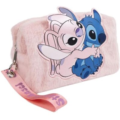 Disney Stitch Trousse de Toilette, Design Stitch et Angel Beauté Set Sac de Voyage en Peluche Cadeau pour Filles, Femmes, Adolescentes - Publicité Disney Stitch Trousse de Toilette, Design Stitch et Angel Beauté Set Sac de Voyage en Peluche Cadeau pour Filles, Femmes, Adolescentes - Publicité
