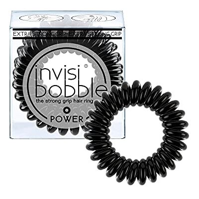 invisibobble élastique cheveux noir Power True Black x3 Elastique spirale cheveux extra forte Elastiques cheveux sans traces Elastique cheveux epais - Publicité invisibobble élastique cheveux noir Power True Black x3 Elastique spirale cheveux extra forte Elastiques cheveux sans traces Elastique cheveux epais - Publicité