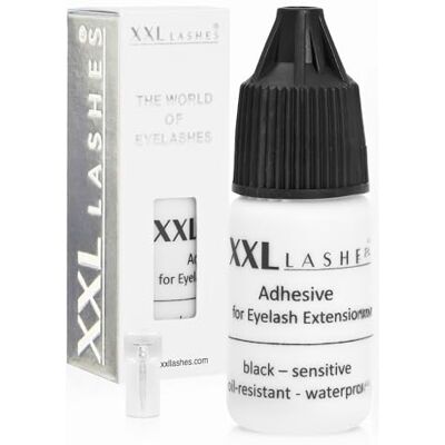 XXL Lashes Adhésif colle pour extensions de cils, sensibles et résistante à l'huile, colle de marque, imperméable, antiallergique, à faible odeur, longue durée, qualité médicale (noir) - Publicité XXL Lashes Adhésif colle pour extensions de cils, sensibles et résistante à l'huile, colle de marque, imperméable, antiallergique, à faible odeur, longue durée, qualité médicale (noir) - Publicité