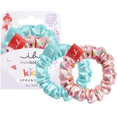 invisibobble chouchou cheveux fille bleu et rose Kids Sprunchie 2x Chouchou satin pour femme et fille avec spirale Elastique cheveux bebe Plus aïe - Publicité invisibobble chouchou cheveux fille bleu et rose Kids Sprunchie 2x Chouchou satin pour femme et fille avec spirale Elastique cheveux bebe Plus aïe - Publicité