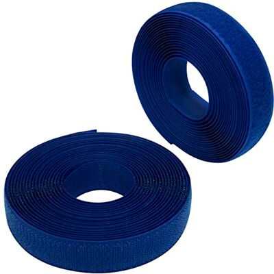 AERZETIX C65945 Bande/rouleau de scratch 25 mm 5 mètre auto-agrippant organisateur/serre câbles ruban sac vêtement attache sangle couleur: bleu royal en polyamide et polyester - Publicité AERZETIX C65945 Bande/rouleau de scratch 25 mm 5 mètre auto-agrippant organisateur/serre câbles ruban sac vêtement attache sangle couleur: bleu royal en polyamide et polyester - Publicité