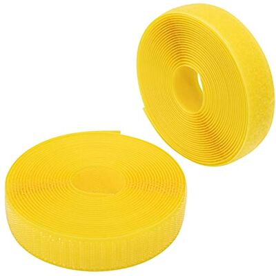 AERZETIX C65938 Bande/rouleau de scratch 25 mm 5 mètre auto-agrippant organisateur/serre câbles ruban sac vêtement attache sangle couleur: jaune citron en polyamide et polyester - Publicité AERZETIX C65938 Bande/rouleau de scratch 25 mm 5 mètre auto-agrippant organisateur/serre câbles ruban sac vêtement attache sangle couleur: jaune citron en polyamide et polyester - Publicité