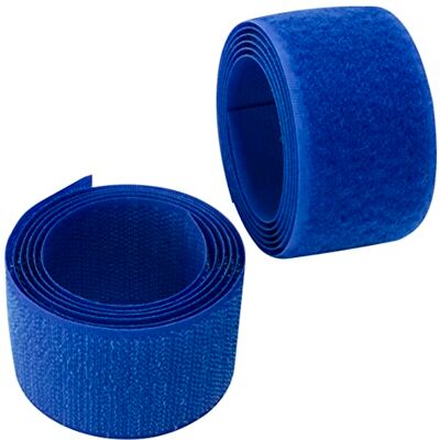 AERZETIX C65980 Bande/rouleau de scratch 40 mm 1 mètre auto-agrippant organisateur/serre câbles ruban sac vêtement attache sangle couleur: bleu royal en polyamide et polyester - Publicité AERZETIX C65980 Bande/rouleau de scratch 40 mm 1 mètre auto-agrippant organisateur/serre câbles ruban sac vêtement attache sangle couleur: bleu royal en polyamide et polyester - Publicité