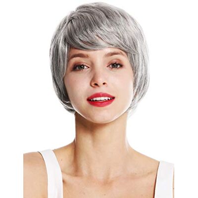 WIG ME UP VK-50-51 Perruque dame courte épaisse garçonne gris argenté - Publicité WIG ME UP VK-50-51 Perruque dame courte épaisse garçonne gris argenté - Publicité