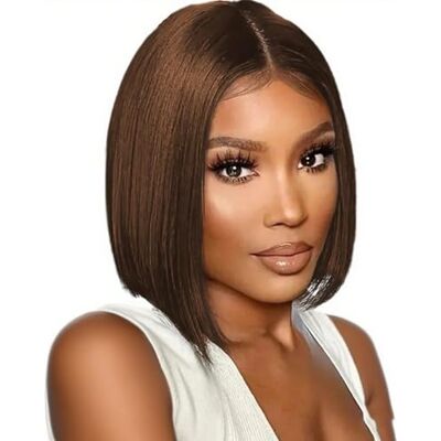 IFLY Perruque Bresilienne Cheveux Humain Courte Bob Straight Human Hair 16 Pouce - Publicité IFLY Perruque Bresilienne Cheveux Humain Courte Bob Straight Human Hair 16 Pouce - Publicité