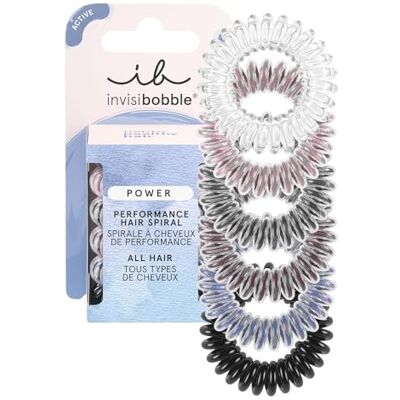invisibobble élastique cheveux réfléchissante multicoloré Power 6x Elastique spirale cheveux epais extra forte Elastiques cheveux sans traces - Publicité invisibobble élastique cheveux réfléchissante multicoloré Power 6x Elastique spirale cheveux epais extra forte Elastiques cheveux sans traces - Publicité